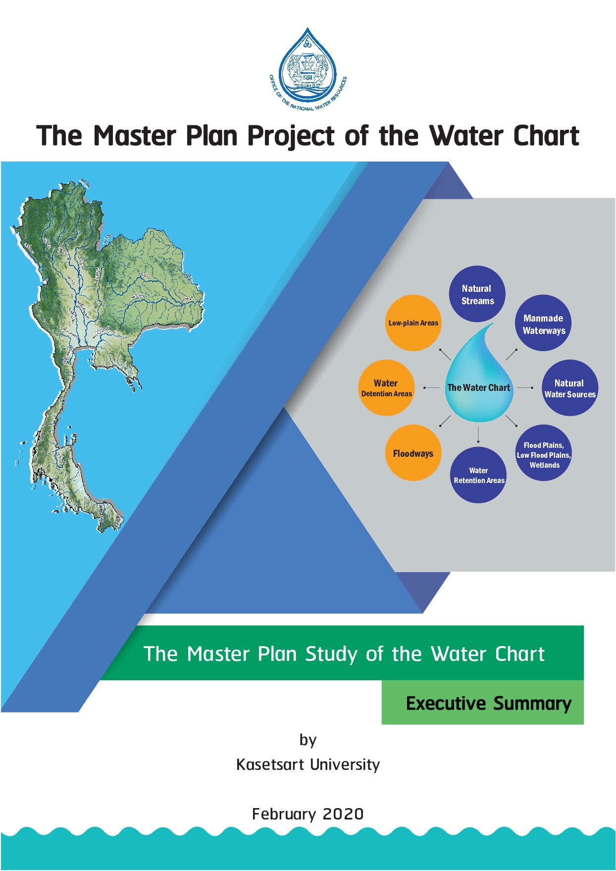 เล่มที่ 3 รายงานสรุปสำหรับผู้บริหาร (ฉบับภาษาอังกฤษ) Executive sum Final Report โครงการจัดทำแผนหลักการจัดทำผังน้ำ  สำนักงานทรัพยากรน้ำแห่งชาติ